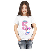 Magical Unicorn 5th Birthday Party T-Shirt