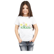 Hand-Drawn Spring Flowers Kids' T-Shirt