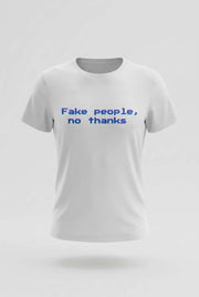 Retro Pixel Text Graphic Tee – White