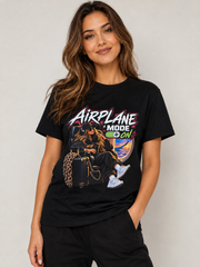 Airplane Mode ON Women’s Travel T-Shirt | PrintDistrict.dk