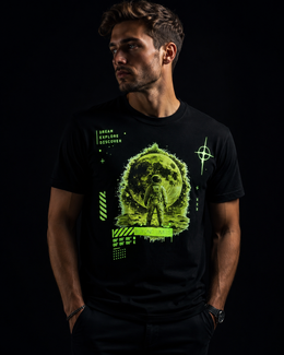 Beyond Limits – Men’s Glow in the Dark Astronaut T-Shirt