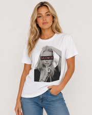 Silence – Women’s Glow in the Dark Graphic T-Shirt
