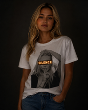 Silence – Women’s Glow in the Dark Graphic T-Shirt
