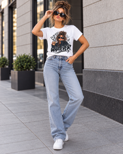 Whatever Women’s Graphic T-Shirt – Black & White
