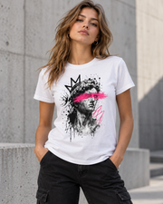 Blind Crown Women’s Graphic T-Shirt – White
