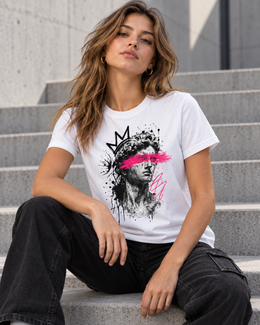 Blind Crown Women’s Graphic T-Shirt – White