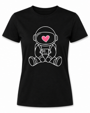 Glow in the Dark Astronaut Women’s T-Shirt | PrintDistrict.dk