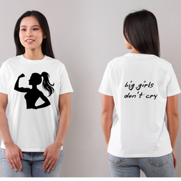 Girl Power Silhouette Statement T-Shirt