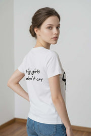 Girl Power Silhouette Statement T-Shirt